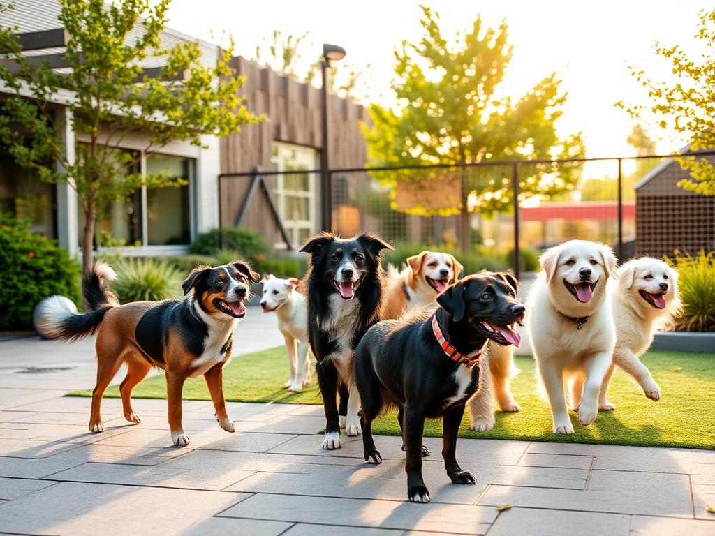 Chiens en socialisation encadrée au club canin de Toulouse